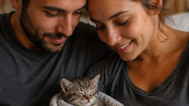 Unexpected Love: How A Newborn Kitten Changed A Couple's Life